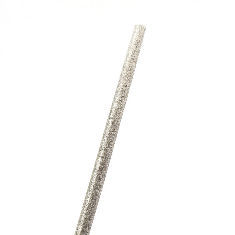 8 inch 200mm Titanium Coated Diamond Round Needle File for Jewelers Glass Metal - Image 4 of 4