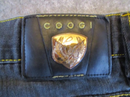 Coogi Denim Shorts Mens 38x16 Black Jeans Wide Leg Hip Hop Grunge Retro - Picture 6 of 24