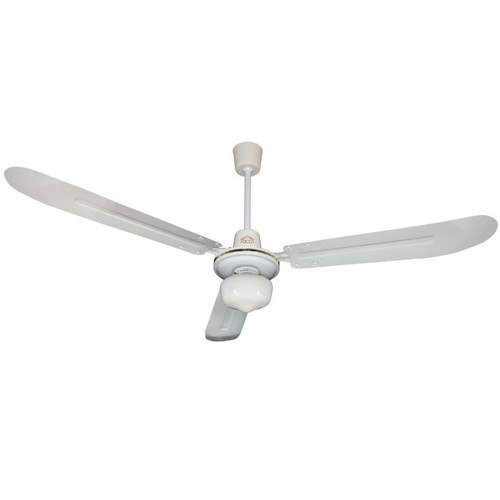 Ventilatore a Soffitto 3 Pale Bianco Regolatore Velocità Luce - Foto 2 di 6
