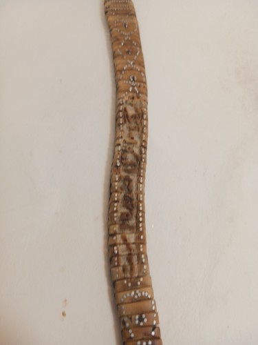 Vintage Native American Inlaid Beaded Snake Charm 15" - Picture 15 of 17