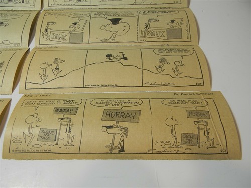 Vintage Aug 1971 Eek & Meek Newspaper Comic Strip Lot of 10 1970s 5B - Picture 5 of 6