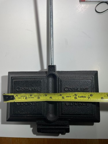 Coghlan's Cast Iron Long Handle Double Camp Cooker - Black 27" NOS - Picture 7 of 24