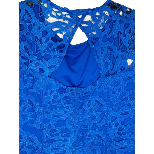 Frank Lyman Women's Dress 68256 Lace Lined Open Back Cap Sleeve Size 6 NWT - Picture 10 of 12