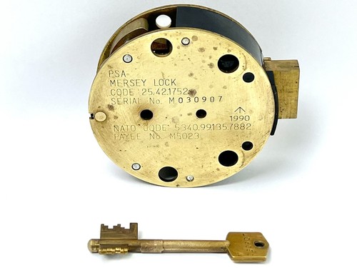 PSA Mersey NATO Lock 14 Lever Safe Vault Lock 1990-91 Military MoD High Security - Picture 15 of 16
