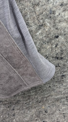 KUHL Dani Sherpa Vest Women’s Small Gray Faux Leather Fleece Lined Size L - Picture 5 of 12
