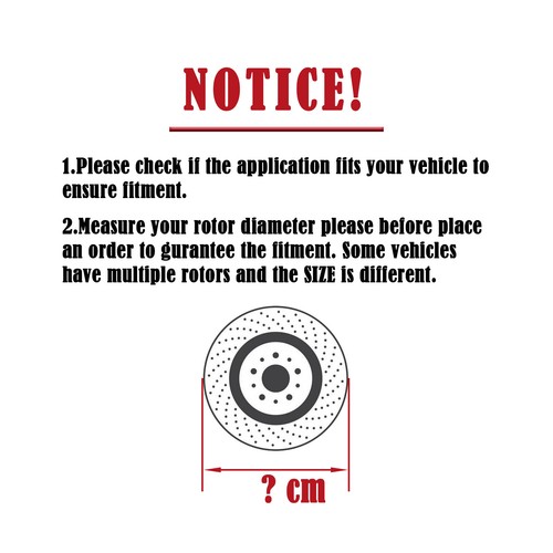 Fit for 2.4L Honda Accord 4 Cylinder Models Front & Rear Brake Rotor Pads Kit - Imagen 3 de 7