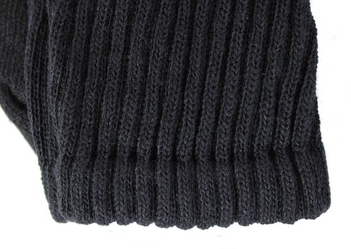 Crew-Socken 3 Paar Größe 13-15 schwarz älter klassisch Baumwolle hergestellt in den USA - Bild 5 von 5