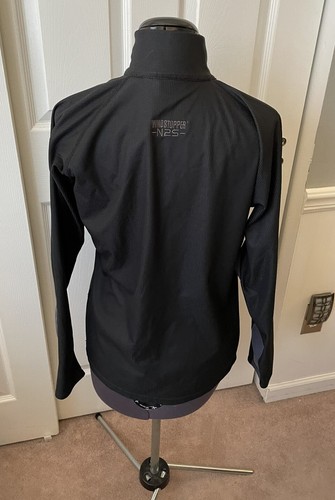 Women's MARMOT Windstopper N25 Black Gray 1/2 Zip Light Pullover Jacket L - Picture 4 of 7