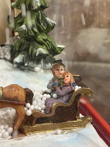 Rare JCP Christmas Musical Skating Pond Snow Falling 8 Songs Sound Activated - Bild 6 von 12