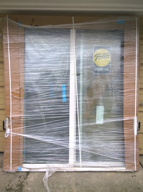 New Premium Pella Impervia Fiberglass Home Sliding Patio Door W