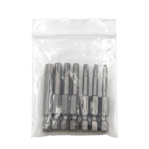 5 Point Security Star Torx Screwdriver Bits Set T10-T40 2-Inch Length 7 Pieces - Picture 2 of 12