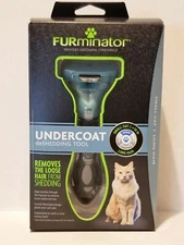 FURminator Undercoat DeShedding Tool- Small Cat, Long Hair. New, Sealed