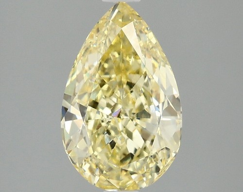 2 CT Yellow Pear Lab Grown Diamond For Engagement Ring - IGI Certified - Picture 4 of 4