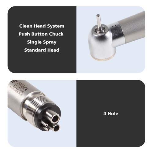 NSK style Dental Handpiece High Speed PANA-MAX Turbine 45° LED 1/3Spray 2/4 Hole - Picture 31 of 129