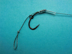 Ready Tied Hair Rigs Method Barbless 6'' 25lb Coarse Carp Barbel Fishing