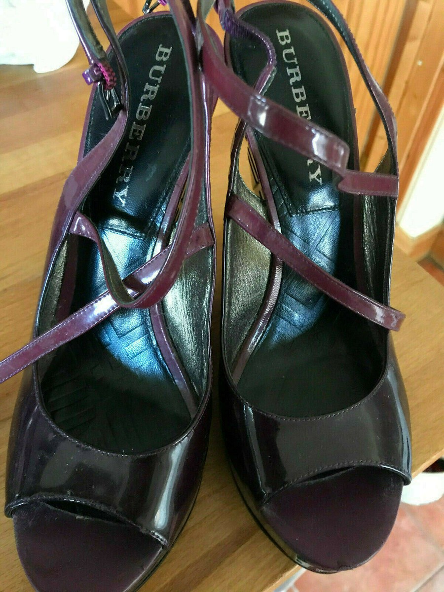 Burberry sandals cheap womens purple