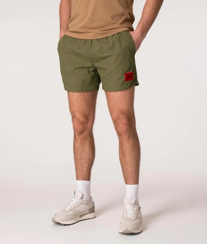 HUGO BOSS Lightweight Men's 5" Inseam LOGO SWIM Trunks Shorts Quick Drying New - Picture 95 of 99