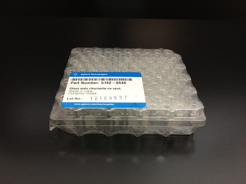 Agilent PN 5182-0546 Glass Vials Clear Wright on Spot 2mL 12 x 32 mm 100PK - Picture 16 of 24