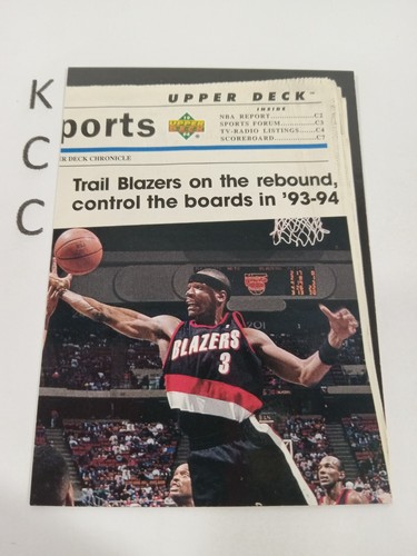 1993 Upper Deck Special Edition Portland Trail Blazers #220 card