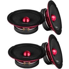 6.5" 200 Watt RMS 4-Ohm Shallow Mid-Range Bullet Loudspeaker 2Pair X6.4BMSL DS18