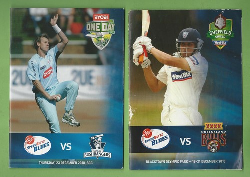 #II.   #4.   LOT OF SEVEN(7)  NSW BLUES CRICKET PROGRAMS  - Picture 2 of 4