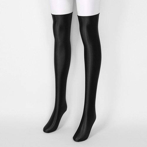 US Women Tights Stretchy Pantyhose Bunny Stockings Costume Underwear Glossy Trim - Picture 43 of 51