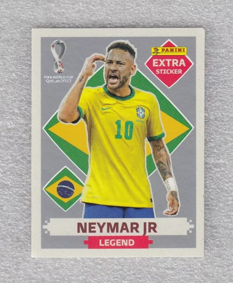 Neymar Legend Silver - Copa do Mundo Qatar 2022 Panini