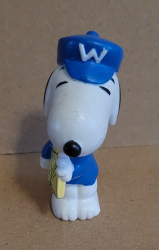 Figurine SNOOPY Peanuts PVC 2,5" CANDY BOX MAILMAN PERSONNAGE COMIQUE vintage WHITMAN - Photo 2/5