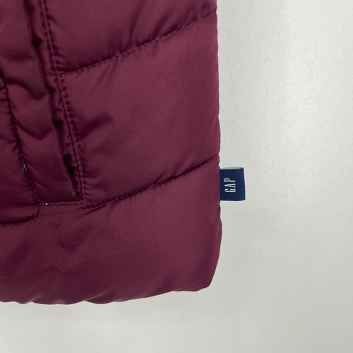 Gap Puffer Vest Women's Size XS Purple Full Zip Cold Control Water Resistant - Picture 5 of 9