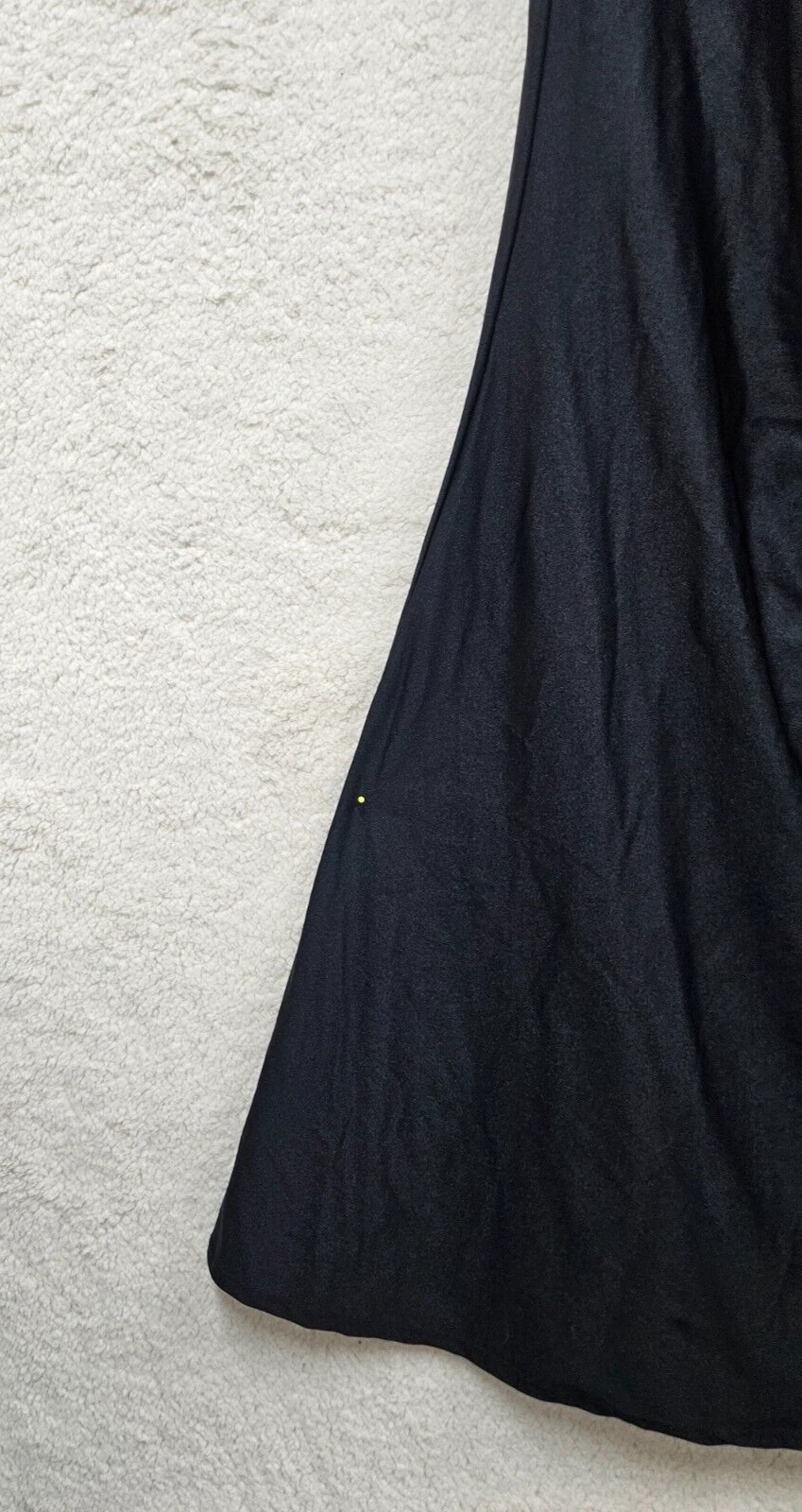 PALM ANGELS Abito donna moda Nova medio nero misto nylon monospalla cocktail maxi