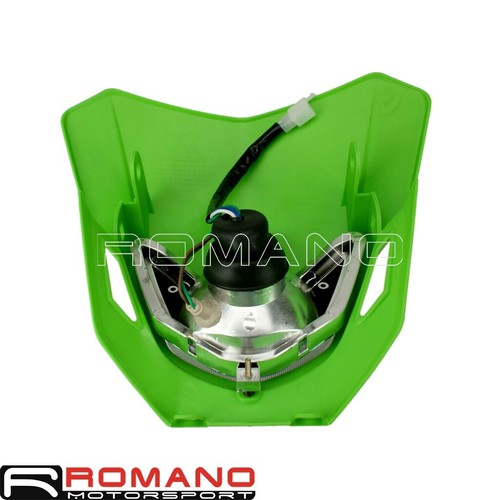 Motorcross Dirt Bike Headlight For Yamaha Suzuki Kawasaki KX KDX KLX 110 125 12V - Picture 7 of 14