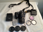 Nikon D5300 24.2 Mp Digital Slr Camera w/ 18-55mm Vr Lens +Extras Read