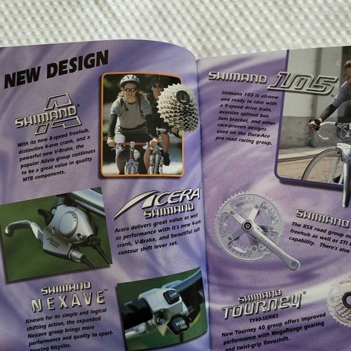1998 Shimano System Components Catalog Super Function XTR XT DEORE ACERA 105 - Picture 4 of 11
