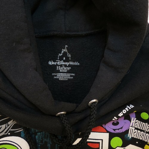 DISNEY DISNEYLAND MICKEY MOUSE 2011 HOODIE HOODED SWEATSHIRT Sz Mens S Black - Bild 4 von 5