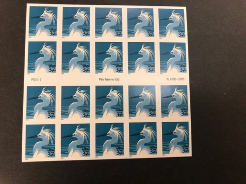 3830D Pane Of 20 Mint Never Hinged  With Usps Micoprinting - Picture 1 of 2