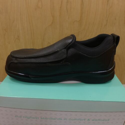 Apex Black 14 X-Wide 4E Ambulator Flip-Open Comfort Arthritis Bunion Diabetic - Picture 3 of 16