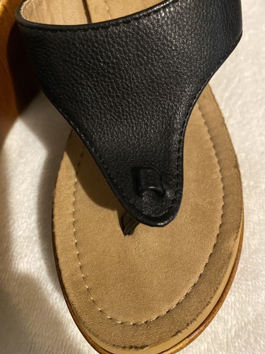 Atrevida Damen-Riemensandalen schwarz Keilabsatz Größe 71/2 - Bild 7 von 7