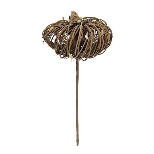 SET Of 12 Twig Pumpkin & Berry Pick 9.5" tall Add to vase display autum décor - Picture 2 of 9