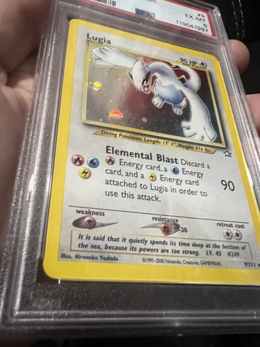 Lugia Neo Genesis 9/111 Holo PSA 6 Cert #119041997 Just Graded Childhood Card - Bild 6 von 14