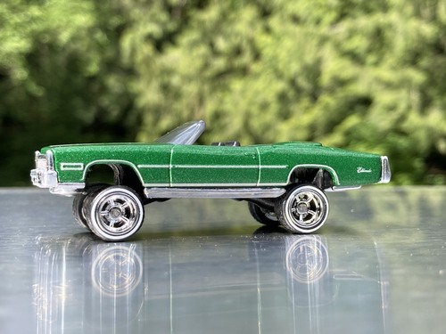 CUSTOM MATCHBOX 1975 CADILLAC ELDORADO CABRIO VERSTELLBARES FAHRWERK COOL!