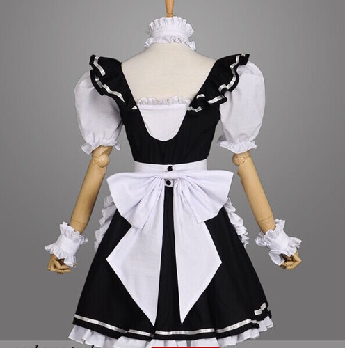 DATE A LIVE Tokisaki Kurumi Cosplay Costume Dress lolita Maid Maid - Picture 2 of 2
