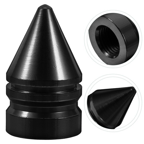 4pcs Tire Valve Cap Tire Air Cap Cone Shape Valve Stem Cover Car Tire Decoration - Picture 8 of 12