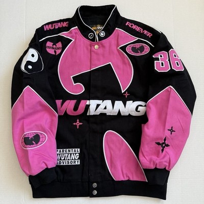  Wu-Tang Jacket Size Large Pink Souvenir Race Wu-Wear Brand New Method Man
