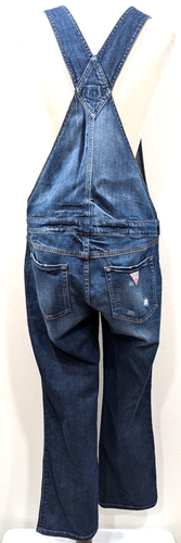 GUESS Jeans Women's Overalls Bib Distressed Denim Skinny w/ Stretch Size 30 EUC! - Picture 10 of 12
