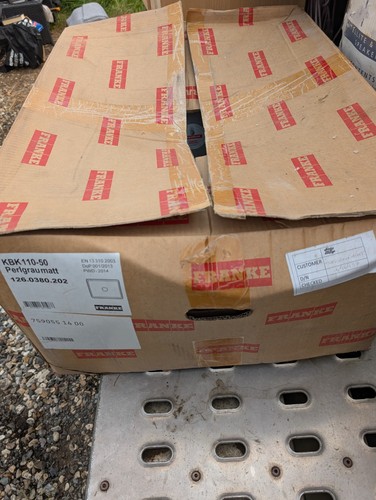 NEW Franke Kubus KBK 110-50 1.5 126.0380.202 Ceramic Kitchen Undermount Sink - Picture 3 of 4