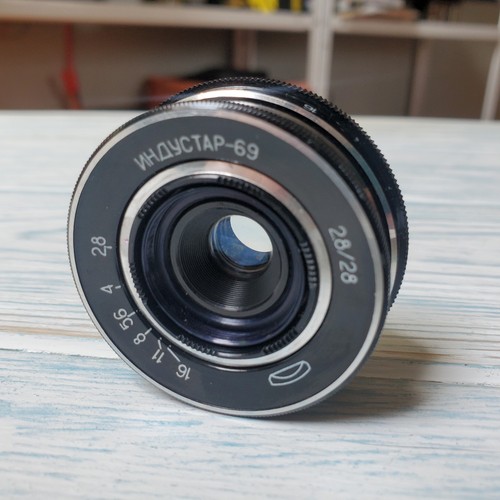 INDUSTAR-69 M39 28mm f/2.8 Wide Angle Pancake (lens for Chaika). - Picture 2 of 22