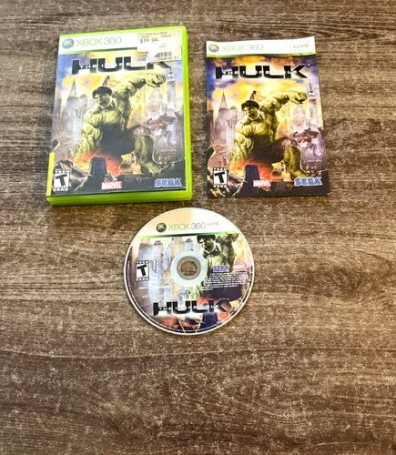 The Incredible Hulk (Microsoft Xbox 360, 2008) COMPLETE! Tested & Working!