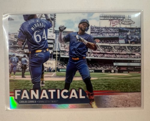 2025 Topps Chrome Carlos Correa Fanatical. Case Hit🔆