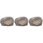  3 Pieces Lock Box for House Key Hidden Holder Large Outdoor Faux Rock