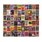 60 PC Vintage Rock Band Posters, 70s 80s 90s Concert Prints, Bedroom Wall Art...